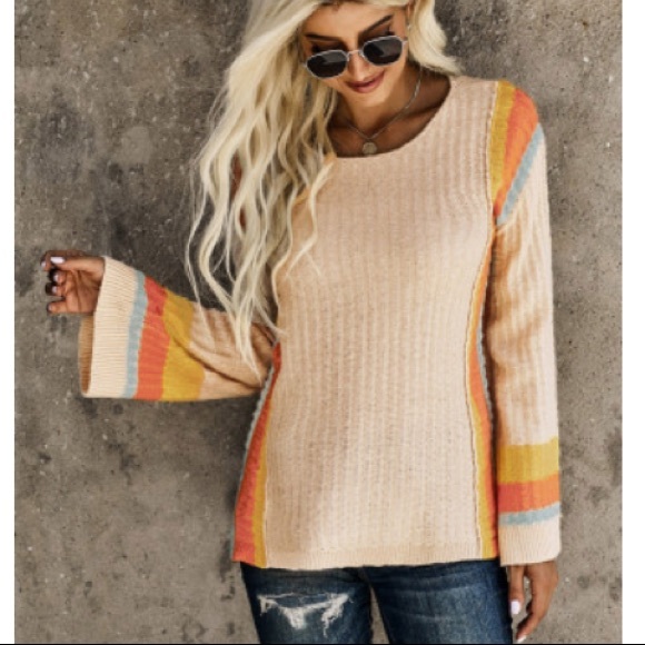 💗Last Lightweight Apricot Pullover Sweater - Picture 4 of 4